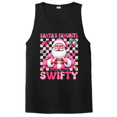 SantaS Favorite Swifty Merry Christmas Groovy Xmas Lights PosiCharge Competitor Tank