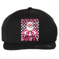 SantaS Favorite Swifty Merry Christmas Groovy Xmas Lights Wool Snapback Cap