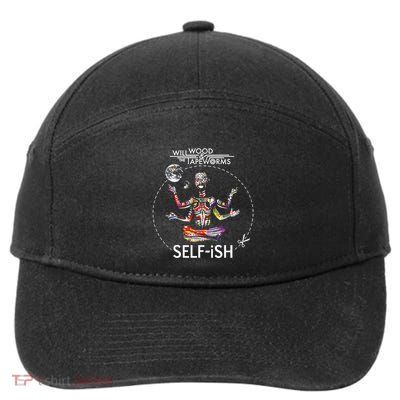 Selffish Funny 7-Panel Snapback Hat