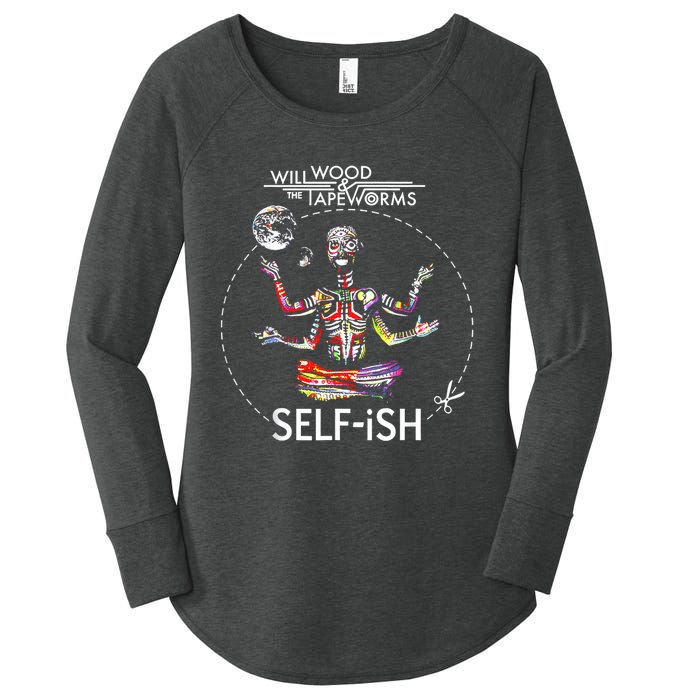 Selffish Funny Women's Perfect Tri Tunic Long Sleeve Shirt