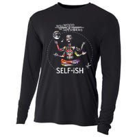 Selffish Funny Cooling Performance Long Sleeve Crew