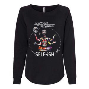 Selffish Funny Womens California Wash Sweatshirt