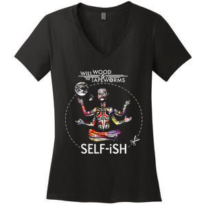 Selffish Funny Women's V-Neck T-Shirt