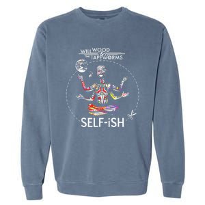 Selffish Funny Garment-Dyed Sweatshirt