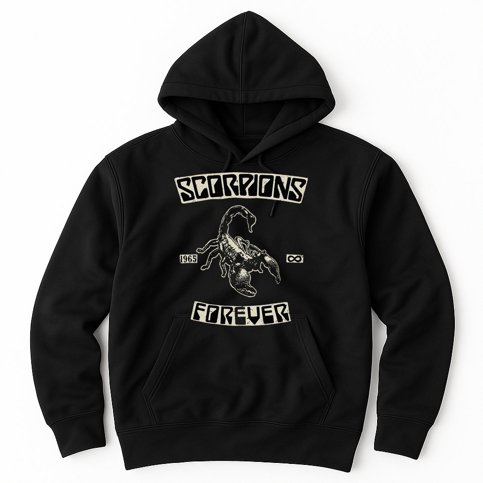 Scorpions Forever Since 1965 Black Hoodie