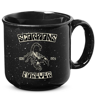 Scorpions Forever Since 1965 Black 15oz Campfire Ceramic Mug