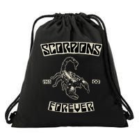Scorpions Forever Since 1965 Black Drawstring Bag