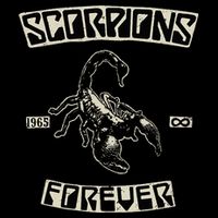 Scorpions Forever Since 1965 Black Drawstring Bag