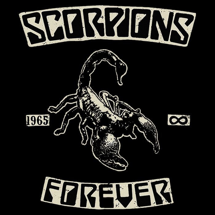 Scorpions Forever Since 1965 Black Drawstring Bag