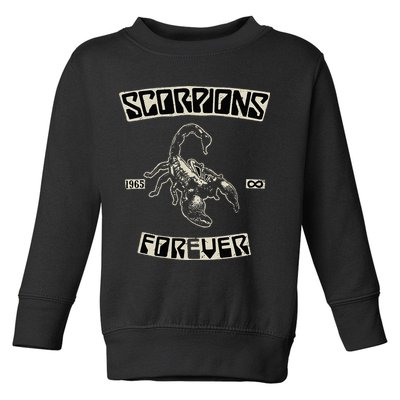 Scorpions Forever Since 1965 Black Toddler Sweatshirt