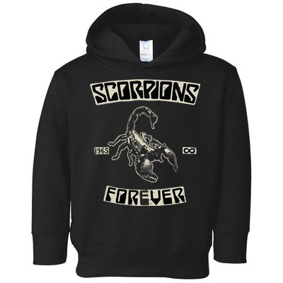 Scorpions Forever Since 1965 Black Toddler Hoodie