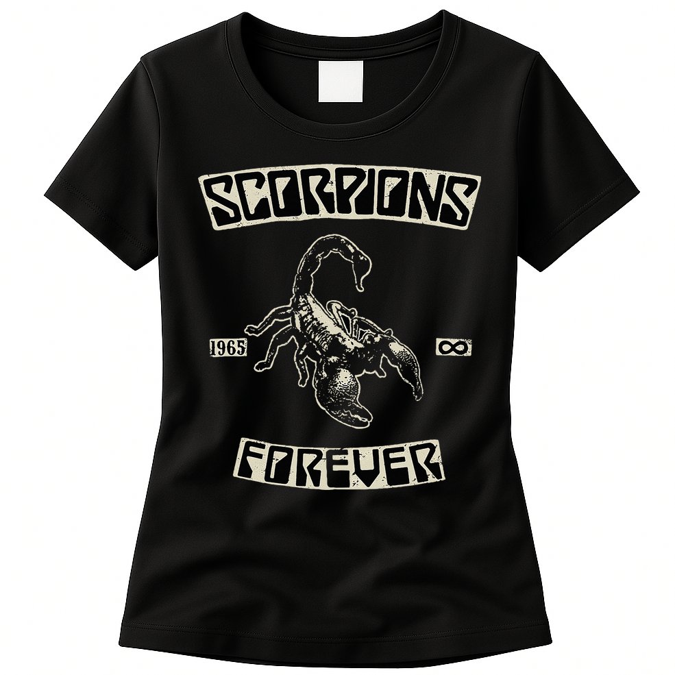 Scorpions Forever Since 1965 Black Womens T-Shirt