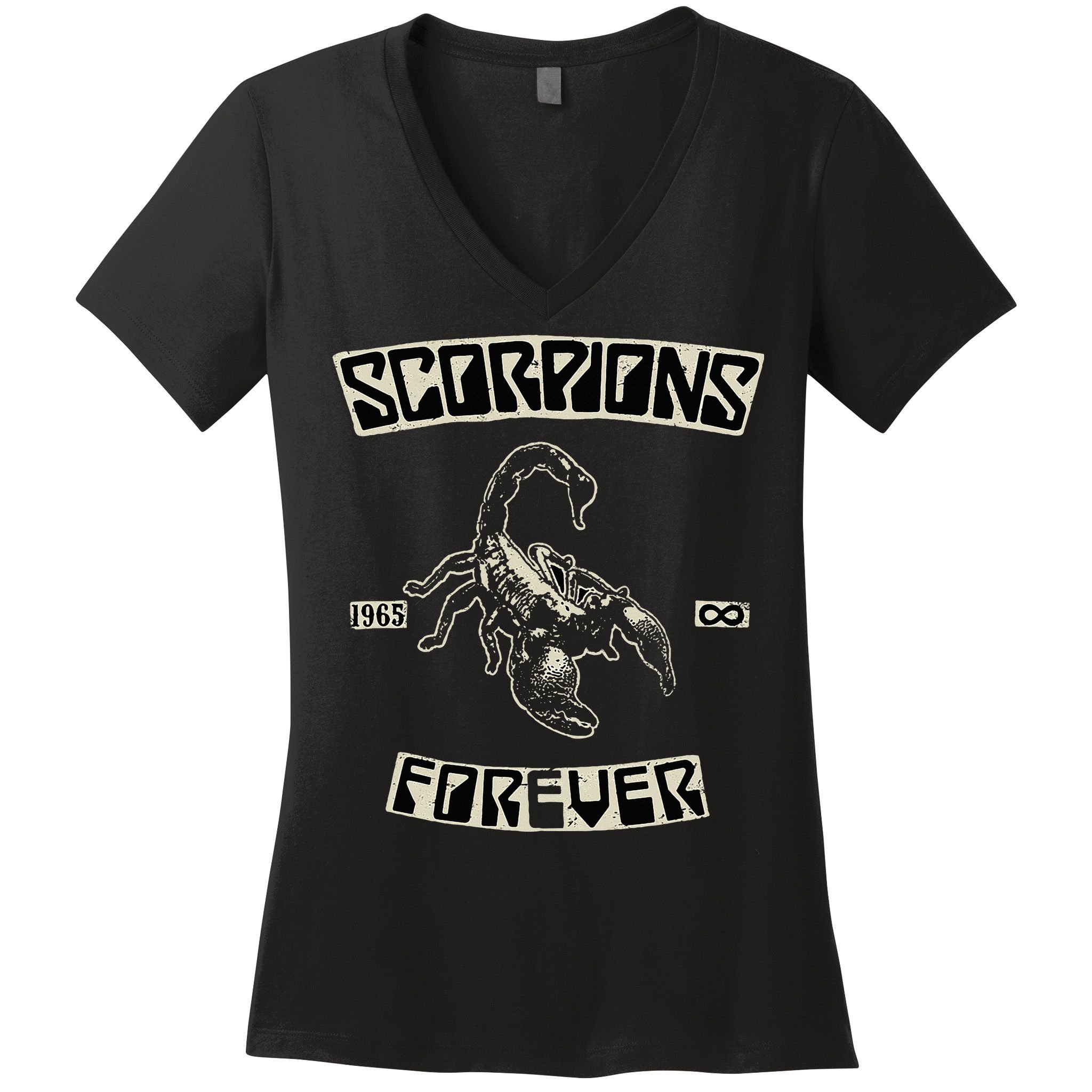 Scorpions Forever Since 1965 Black Women's V-Neck T-Shirt