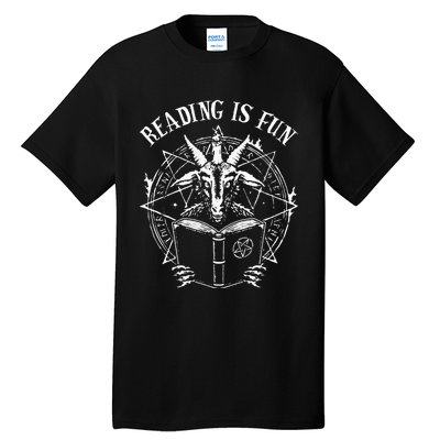 Spooky Fun Satan's Halloween Reading Adventure Tall T-Shirt