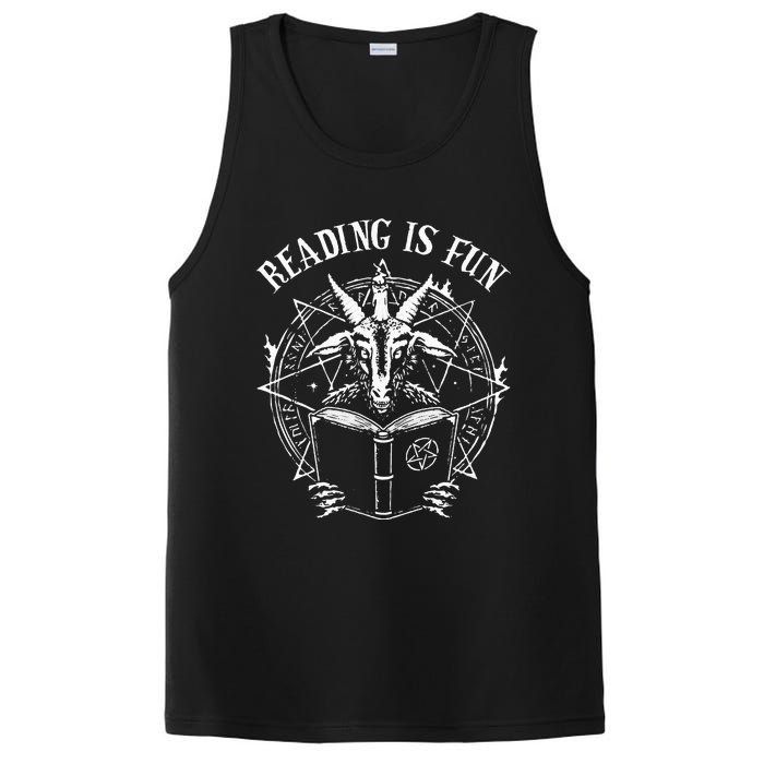 Spooky Fun Satan's Halloween Reading Adventure PosiCharge Competitor Tank