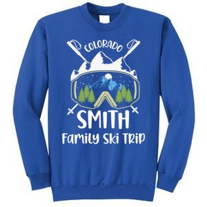 Smith Family Ski Trip Skiing Googles Vacation Matching Group Gift Sweatshirt