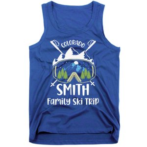 Smith Family Ski Trip Skiing Googles Vacation Matching Group Gift Tank Top