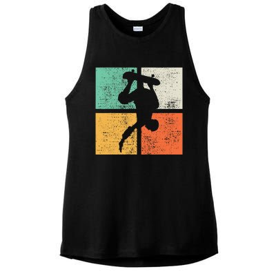 Skateboard Funny Skateboarding Gift Ladies PosiCharge Tri-Blend Wicking Tank