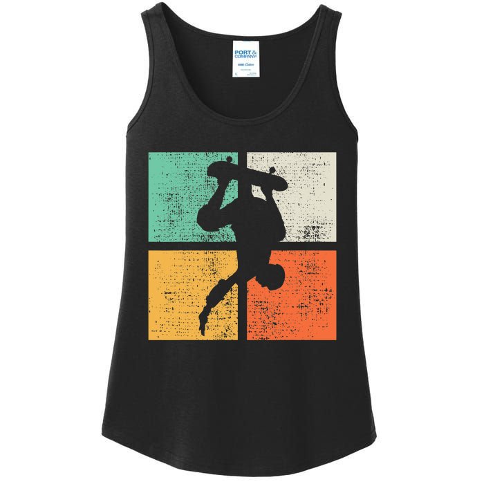 Skateboard Funny Skateboarding Gift Ladies Essential Tank