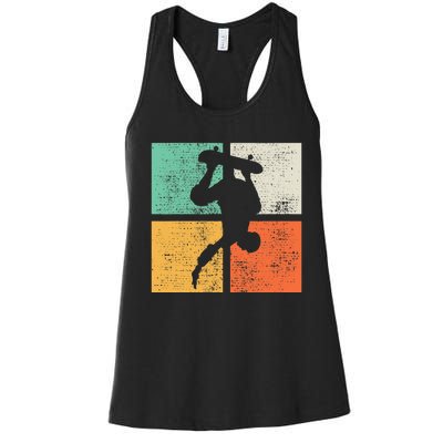 Skateboard Funny Skateboarding Gift Women's Racerback Tank