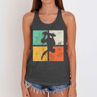 Skateboard Funny Skateboarding Gift Women's Knotted Racerback Tank