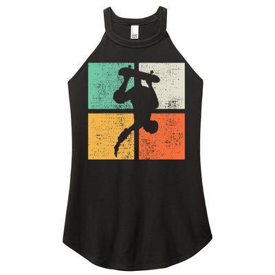 Skateboard Funny Skateboarding Gift Women's Perfect Tri Rocker Tank