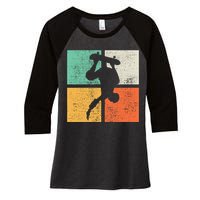 Skateboard Funny Skateboarding Gift Women's Tri-Blend 3/4-Sleeve Raglan Shirt