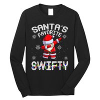 SantaS Favorite Swifty Merry Santa Christmas Long Sleeve Shirt