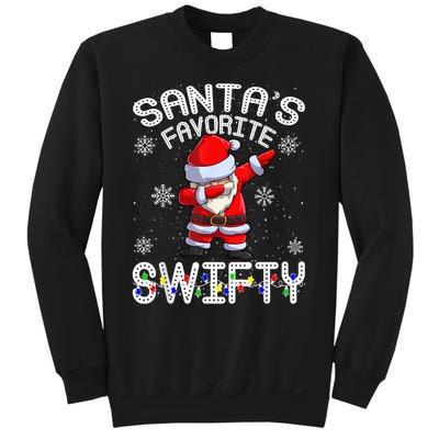 SantaS Favorite Swifty Merry Santa Christmas Sweatshirt