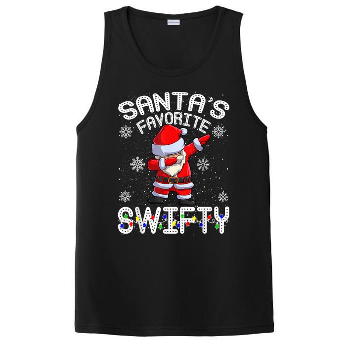 SantaS Favorite Swifty Merry Santa Christmas PosiCharge Competitor Tank