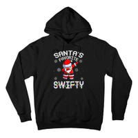 SantaS Favorite Swifty Merry Santa Christmas Tall Hoodie