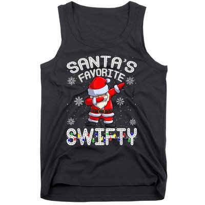 SantaS Favorite Swifty Merry Santa Christmas Tank Top