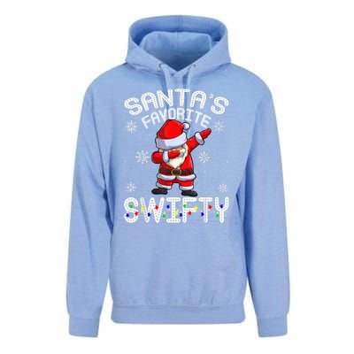 SantaS Favorite Swifty Merry Santa Christmas Unisex Surf Hoodie