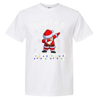 SantaS Favorite Swifty Merry Santa Christmas Garment-Dyed Heavyweight T-Shirt