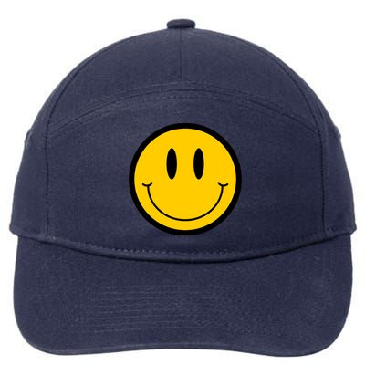 Smiley Face 7-Panel Snapback Hat