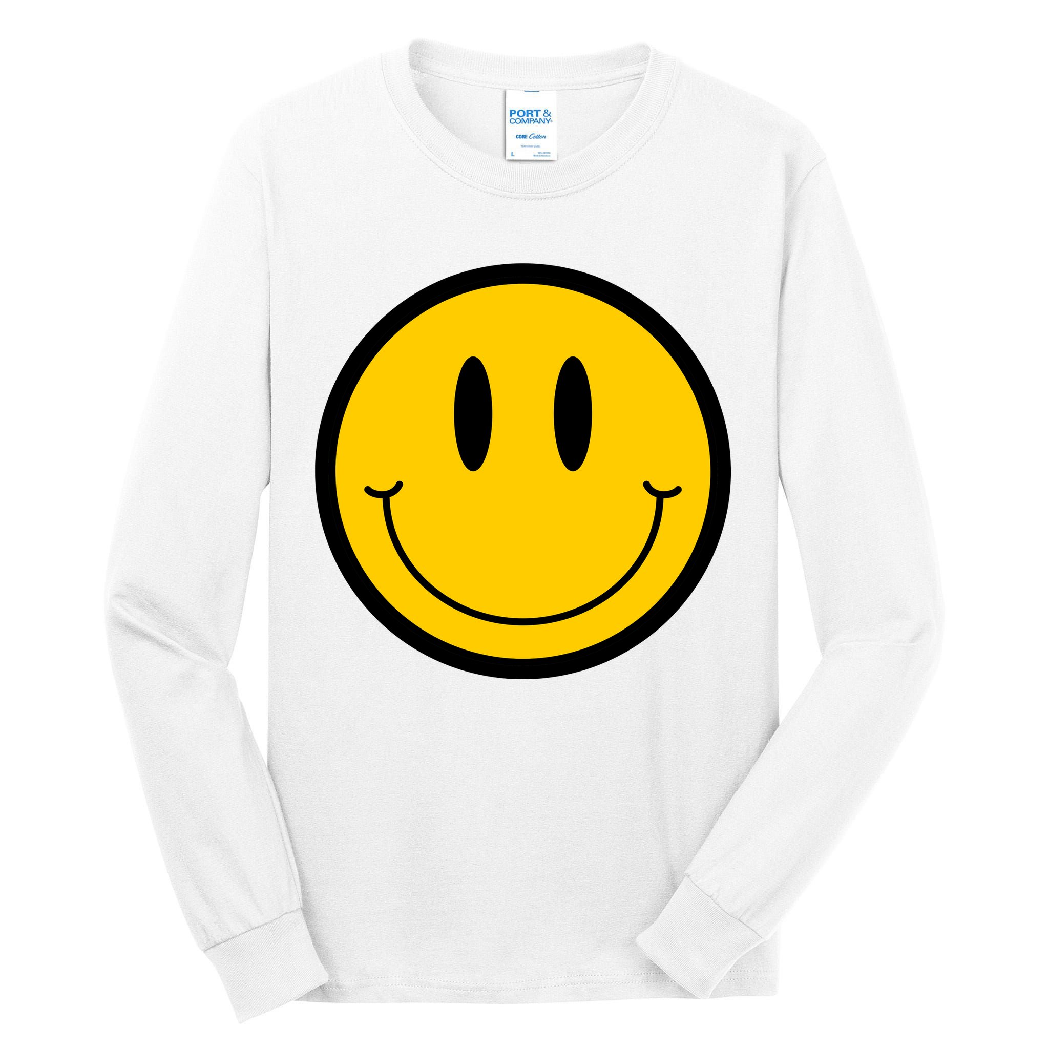 Smiley Face Tall Long Sleeve T-Shirt