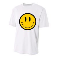 Smiley Face Youth Performance Sprint T-Shirt