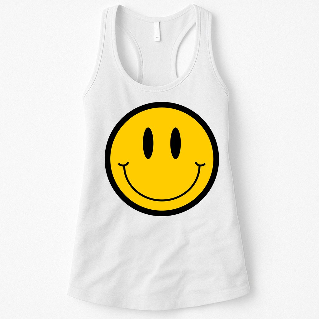 Smiley Face Womens Tank Top
