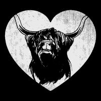 Scotland Farm Scotsman Farmer Highland Cattle Heart Ranch Visor