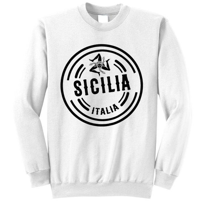 Sicilia Flag Sicily Palermo Italy Sweatshirt