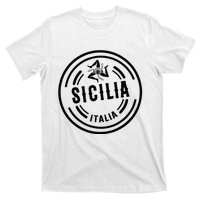 Sicilia Flag Sicily Palermo Italy T-Shirt