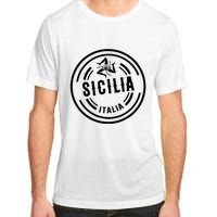 Sicilia Flag Sicily Palermo Italy Adult ChromaSoft Performance T-Shirt