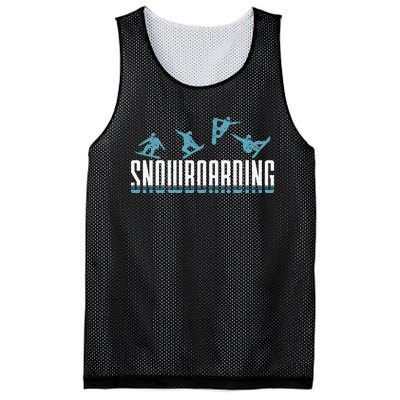 Snowboarding funny Snowboard Snowboarders slopes Mesh Reversible Basketball Jersey Tank