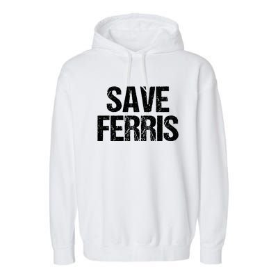 SAVE FERRIS Garment-Dyed Fleece Hoodie