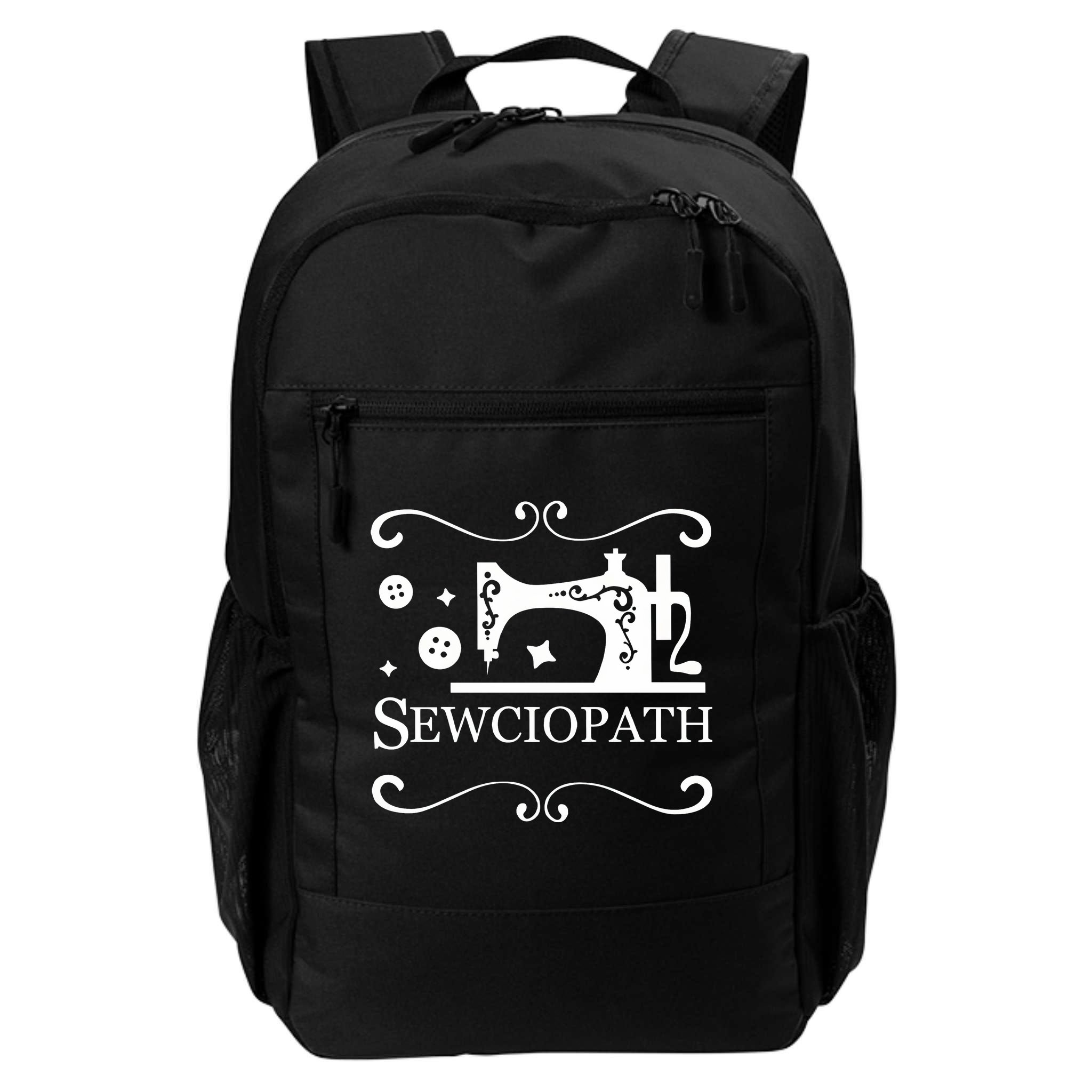 Sewciopath Funny Sewing Lover Backpack