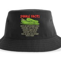 Snake Facts Snake Lover Reptile Lover Sustainable Bucket Hat