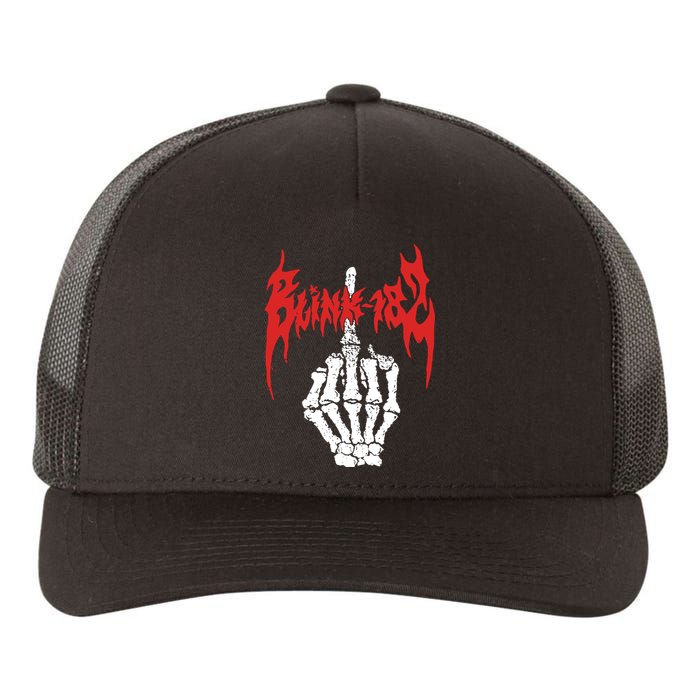 Skeleton Finger Yupoong Adult 5-Panel Trucker Hat