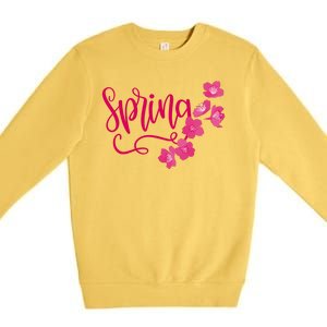 Spring Flower Premium Crewneck Sweatshirt