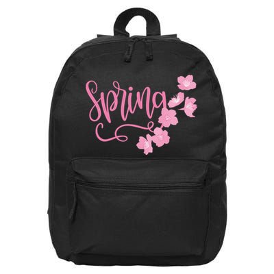 Spring Flower 16 in Basic Backpack