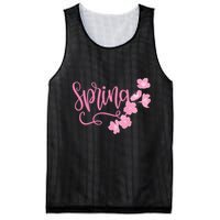 Spring Flower Mesh Reversible Basketball Jersey Tank